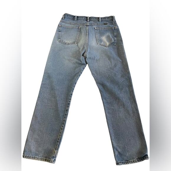 Vintage RUSTLER Jeans Mens 36 x 32 Straight Leg Denim 100% Cotton Western Cowboy - Picture 2 of 16